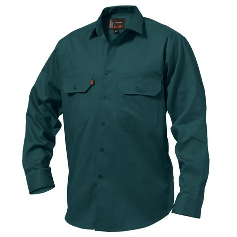 KingGee K04010 Open Front Drill Long Sleeve Shirt