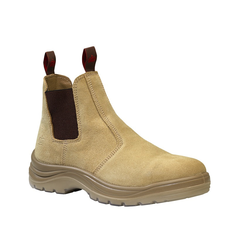 KingGee K25180 Flinders Elastic Slip On Safety Boots - Men's safety pull on work boots