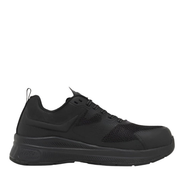Black sneaker on a white background