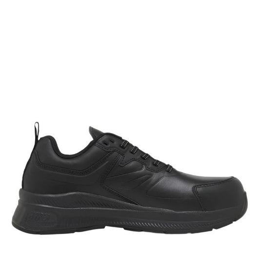 black shoe on white background