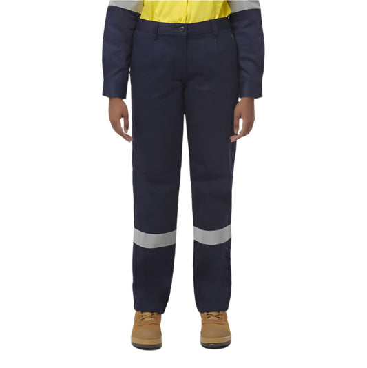 KingGee K43535 Ladies Drill Reflective Pants