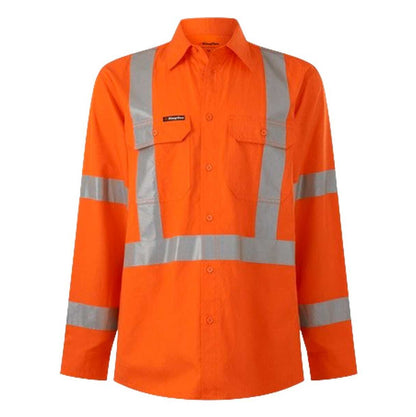 KingGee K54016 Workcool Vented NSW Rail Shirt