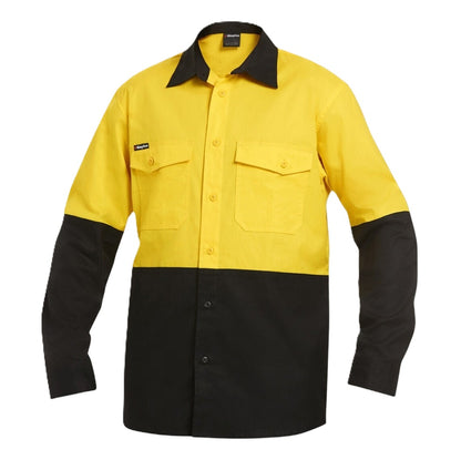 KingGee K54870 Workcool 2 HiVis Reflective Spliced Long Sleeve Shirt