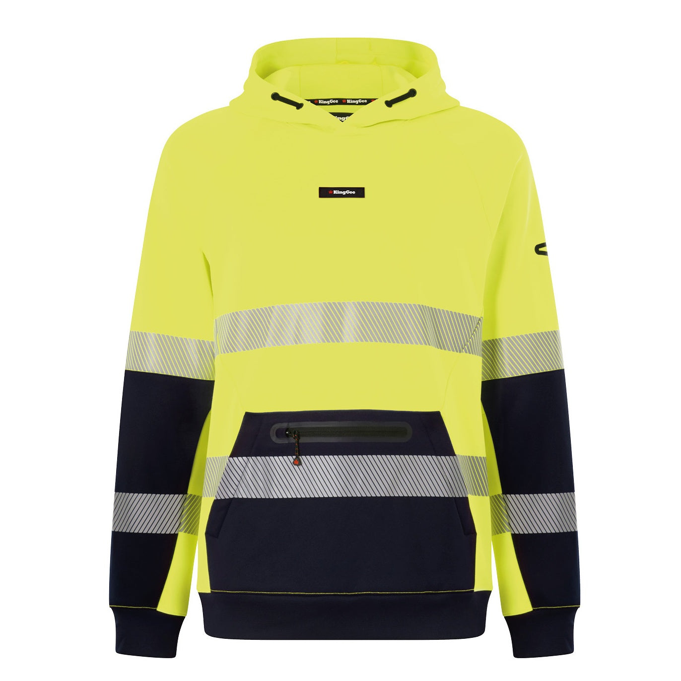 KingGee K55013 Originals Hi Vis Reflective Water Repellent Hoodie