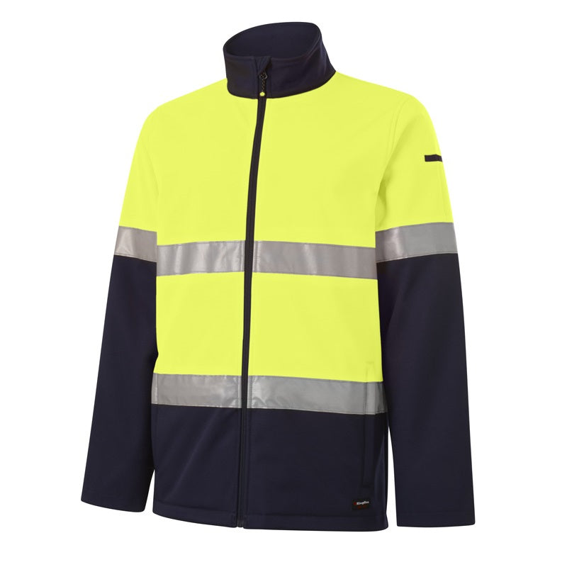 KingGee K55034 Reflective Spliced Softshell Jacket