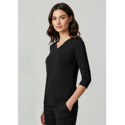 Biz Collection K819LT Lana Ladies V-Neck 3/4 Top