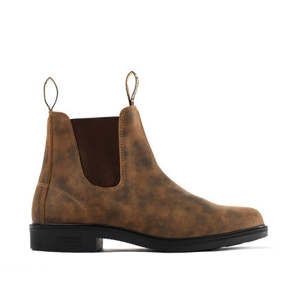 Brown leather Chelsea boot on a white background K92075