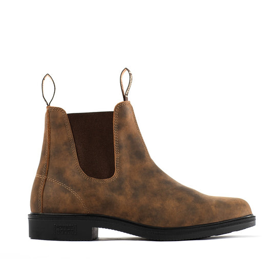 Brown leather Chelsea boot on a white background K92075