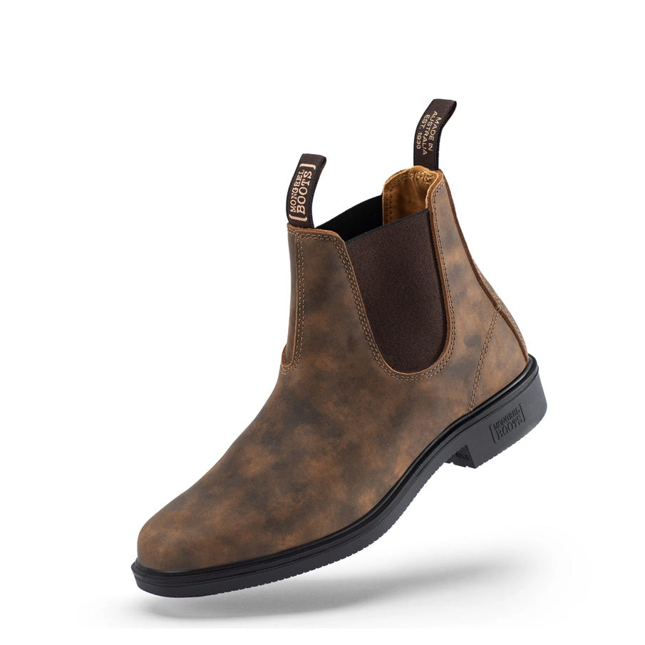 Brown leather Chelsea boot on a white background K92075