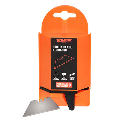 Ronsta Knives KB001-100 Utility Blades (Pack of 100)