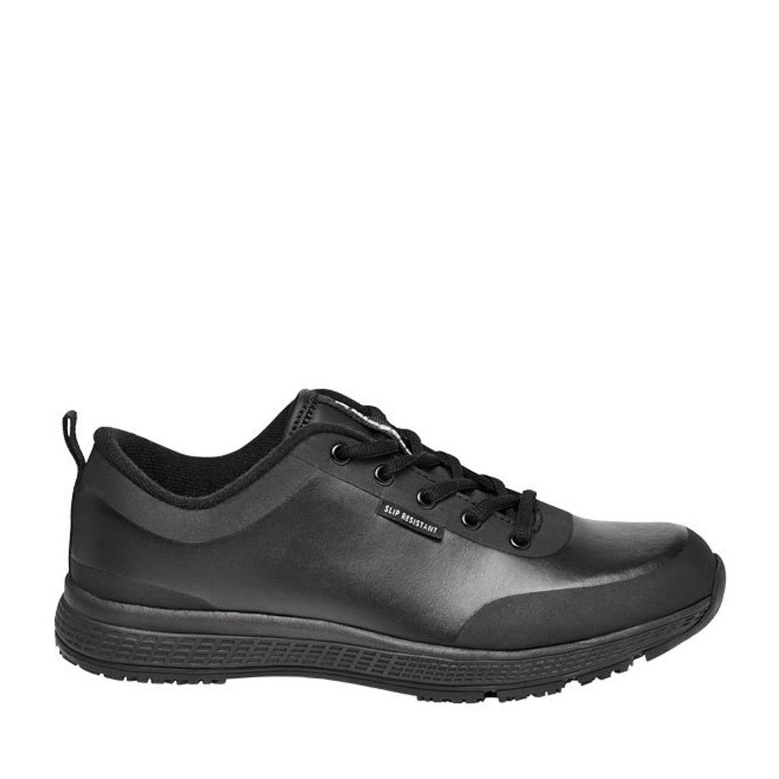 Black sneaker on a white background