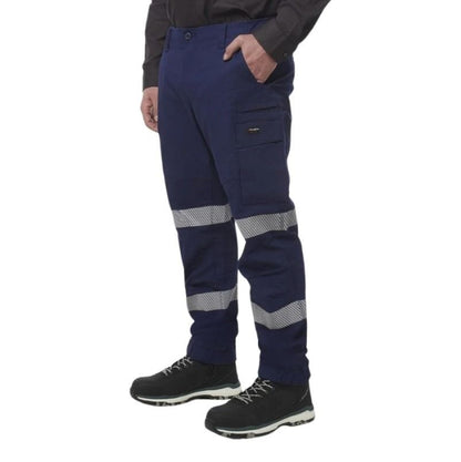 KingGee K53013 Mens Workcool Pro Bio Motion Cuff Pants navy side profile