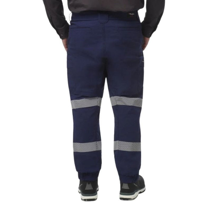 KingGee K53013 Mens Workcool Pro Bio Motion Cuff Pants navy rear view