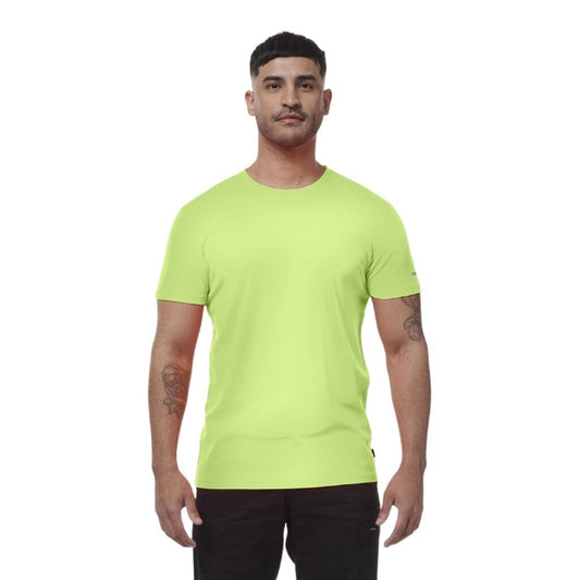 KingGee K54034 Workcool HiVis  T Shirt - Fluoro yellow - Product View