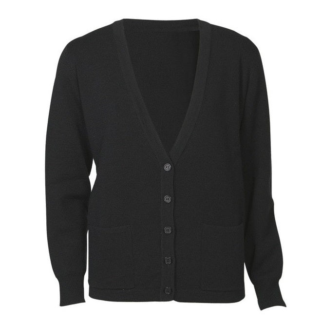 Biz Collection LC8008 Ladies Woolmix Knit Cardigan - Black - Alternative Front View