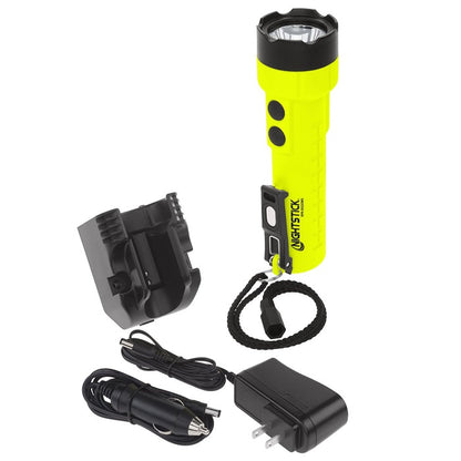 Maxisafe LXPR-5522GMX Nightstick Rechargable Dual-Light Flashlight w/Magnets- Intrinsically Safe