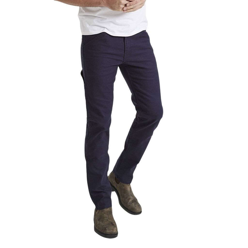 Mens navy Blue Ink nightwatch blue, Slim straight leg design, durable canvas Levis 511 Slim Fit Workwear Utility Pants 58828