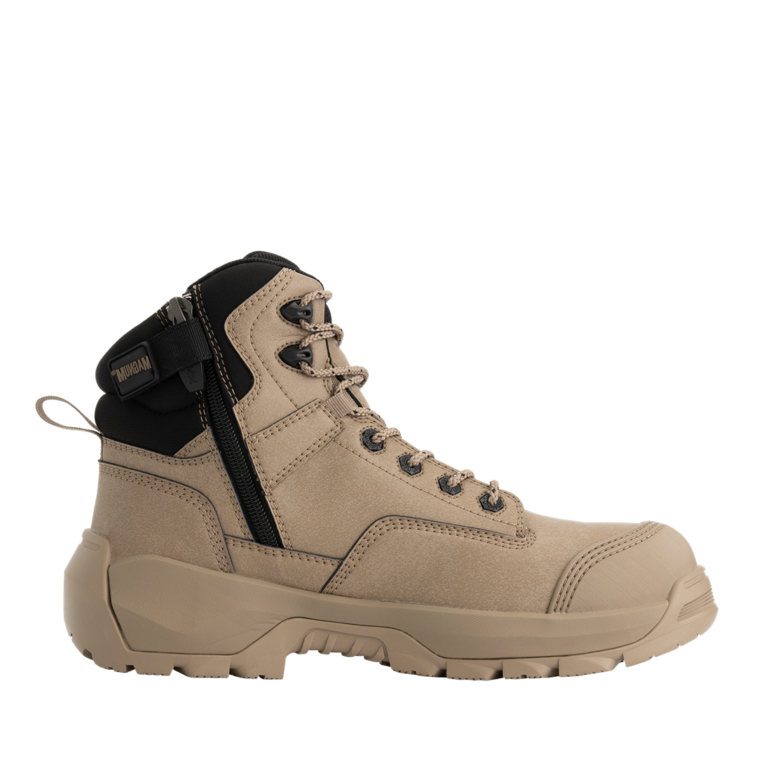 Magnum MPM2S1 Precision Max 2.0 SZ CT WPI Safety Boots - Stone - Profile View