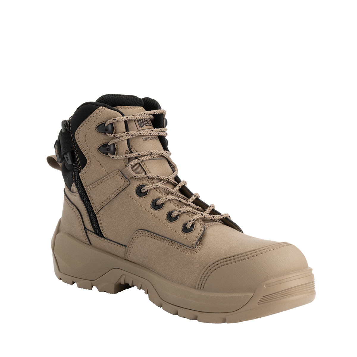 Magnum MPM2S1 Precision Max 2.0 SZ CT WPI Safety Boots - Stone - Front View