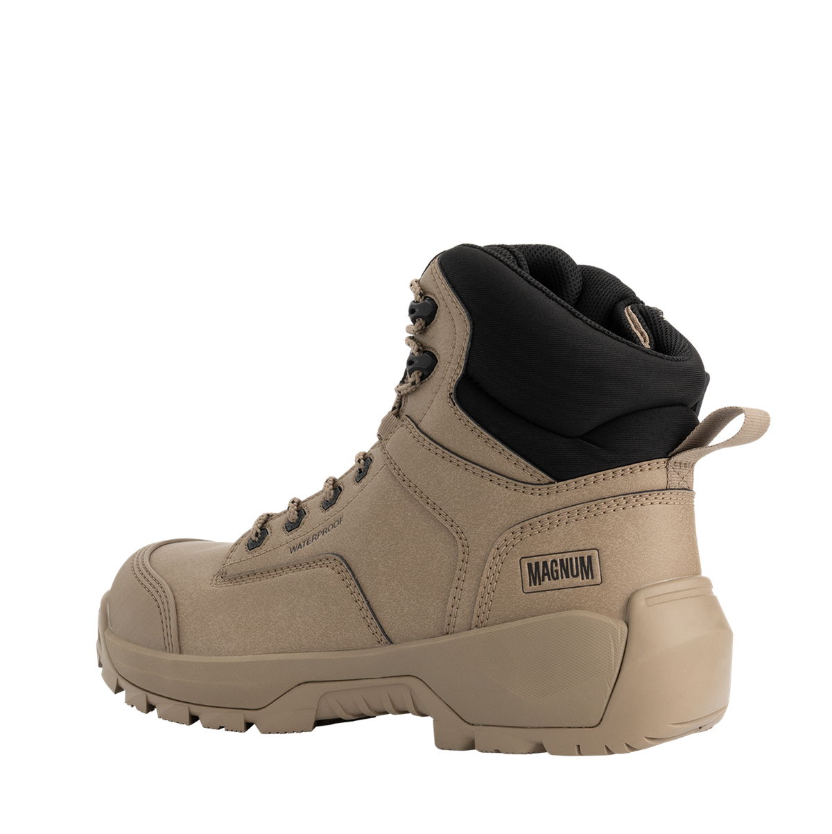Magnum MPM2S1 Precision Max 2.0 SZ CT WPI Safety Boots - Stone - Rear View