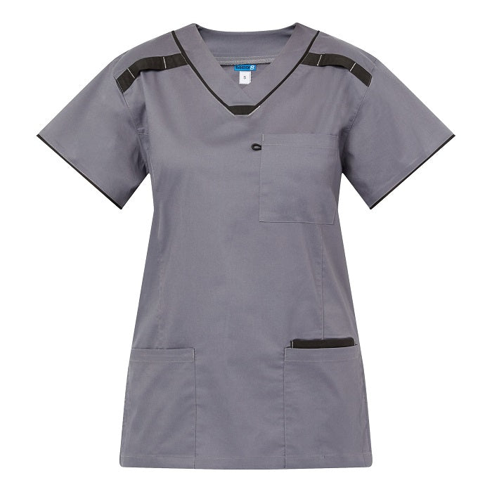 Medi 8 M88026 Womens Stretch Scrub Top
