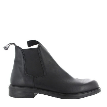Black leather Chelsea boot Magnum MADP100 Active Duty Pull On Comfort Non Safety Boots