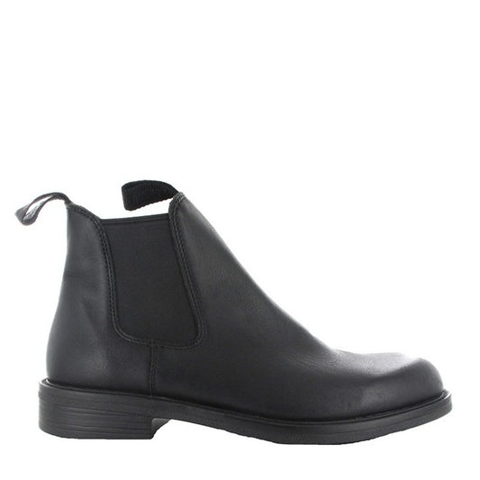 Black leather Chelsea boot Magnum MADP100 Active Duty Pull On Comfort Non Safety Boots