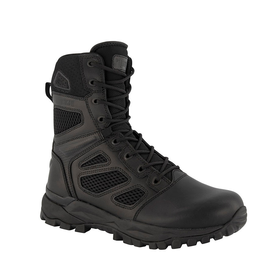 Black slip resistant lightweight rugged impact observing comfortable durable Magnum MEE130 Elite Spider X 8.0 SZ Mens Non Safety Boots