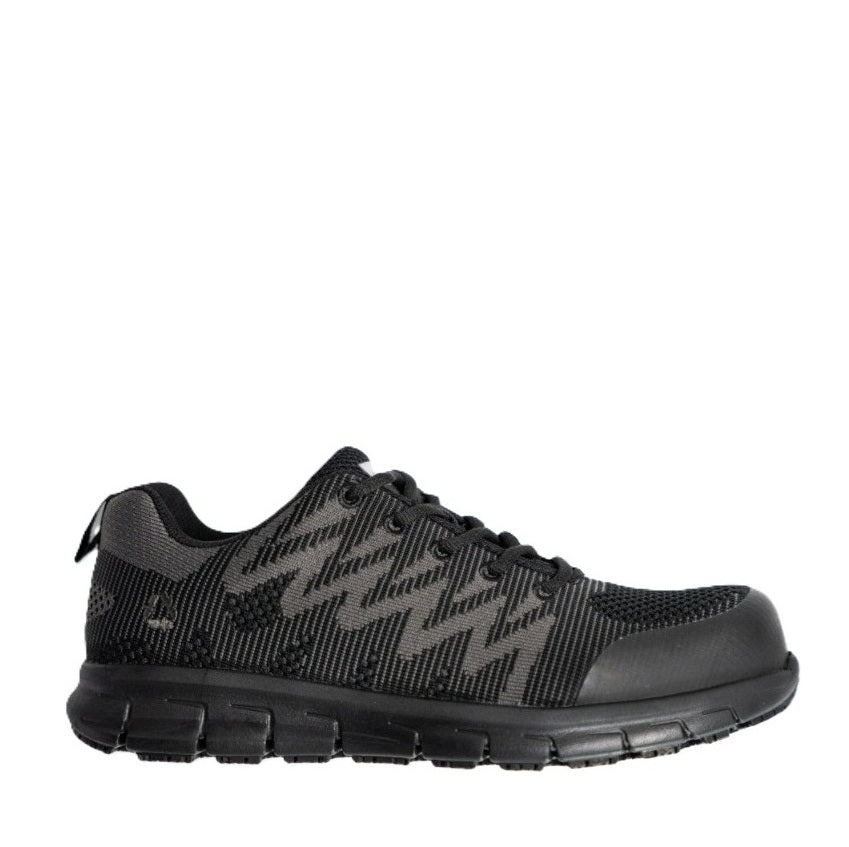 Black antistatic broad profile Munka MFM23205 Renew Lightweight Safety Sneakers