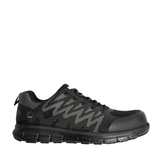 Black antistatic broad profile Munka MFM23205 Renew Lightweight Safety Sneakers
