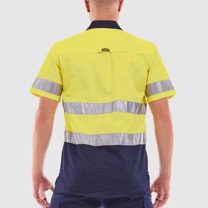 Tradie MJ1769ST Hi Vis SS Shirt Reflective Tape