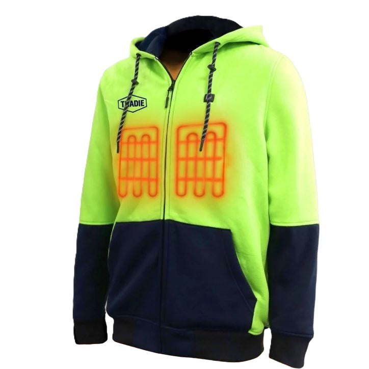 Tradie MJ4289SI Hi VIs Heated Hoodie