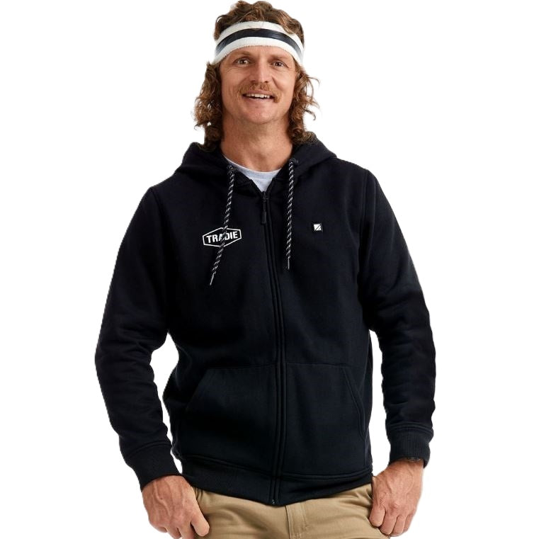 Black Rechargeable Tradie MJ4289SI Heated Hoodie