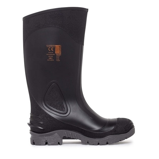 Black PVC Industrial  Mack MK000PUMP Pump Safety Gumboots