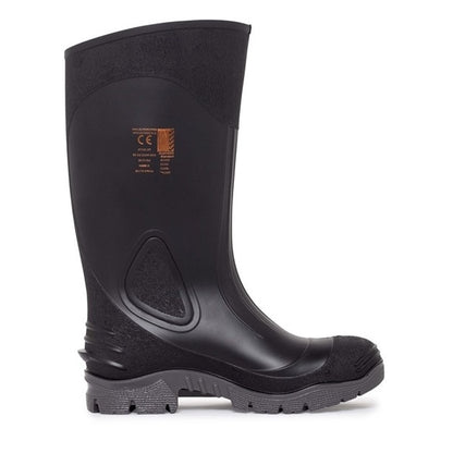 Black PVC Industrial  Mack MK000PUMP Pump Safety Gumboots