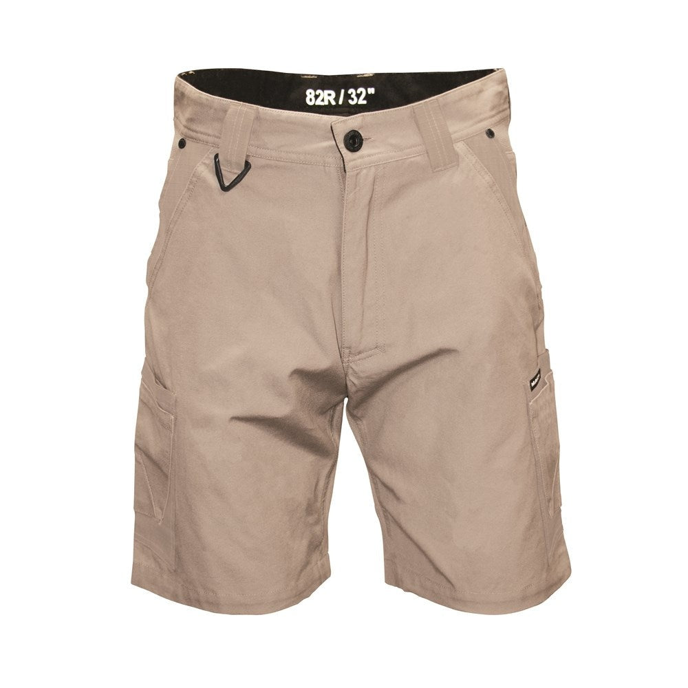 Mack MKALSH002 Anthem Mens Canvas Cargo Shorts - Khaki - Alternative Front View