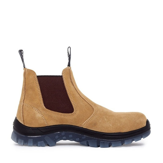 Honey Brown coloured heat resistant Mack MKCHIPPYP Chippy Pen Slip-On Safety work Boots