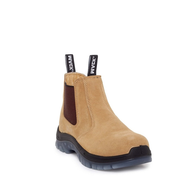 Honey Brown pull on penetration resistant Mack MKCHIPPYP Chippy Pen Slip-On Safety work Boots
