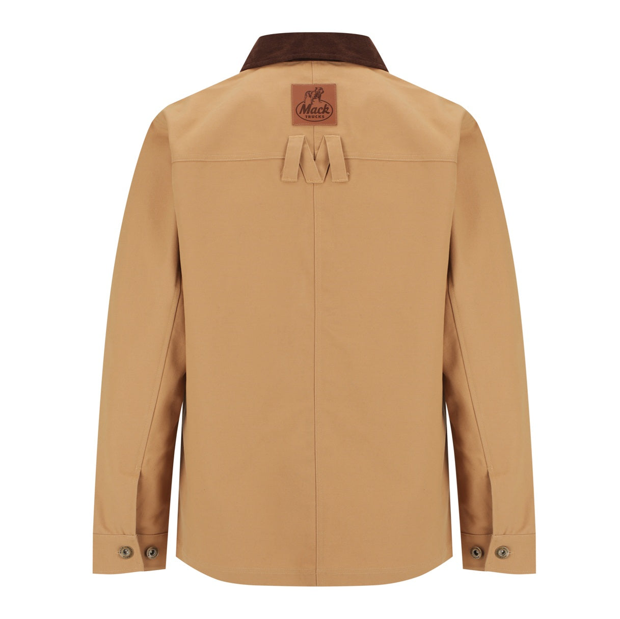 Tan durable work jacket  Mack MKJW26008 Cotton Canvas Chore Coat with Water Resistant Treatment