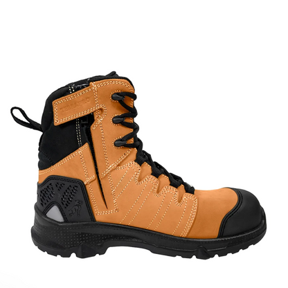 Mack MKTERRP2Z Terrapro Zip 2.0 Safety Boots- honey tan- side view