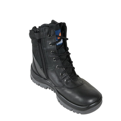 Mongrel 951020 Black Non Safety High Leg ZipSider Boot