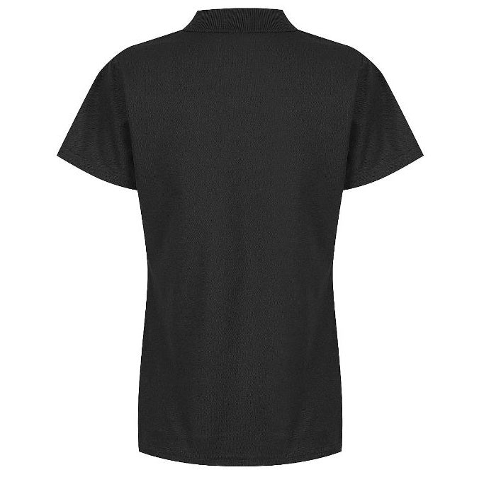 Aussie Pacific N2312 Hunter Ladies Polo Black - Back view
