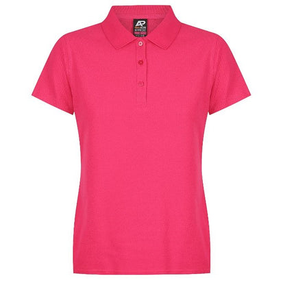 Aussie Pacific N2312 Hunter Ladies Polo Fuschia