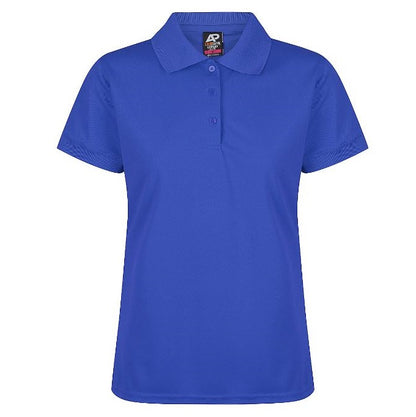 Aussie Pacific N2314 Lachlan Ladies Polo - Colour Royal Blue - Front view