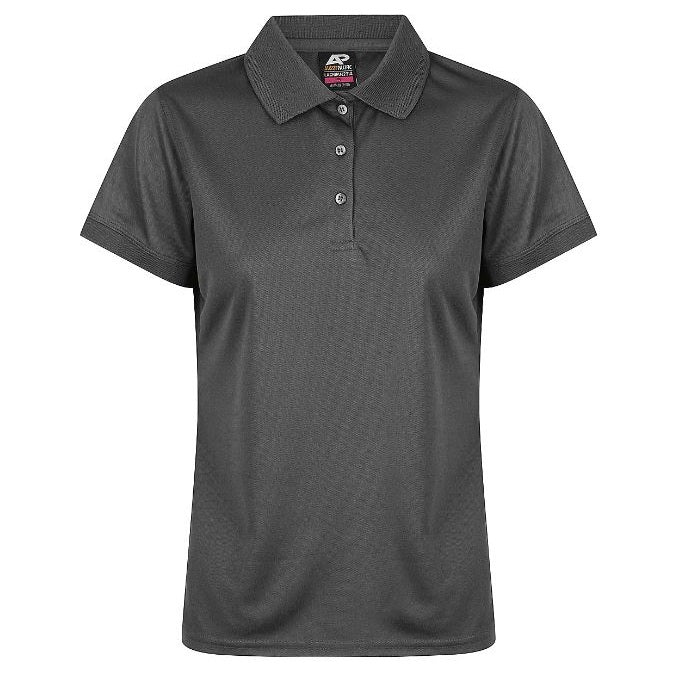 Aussie Pacific N2314 Lachlan Ladies Polo - Colour Slate  - Front view