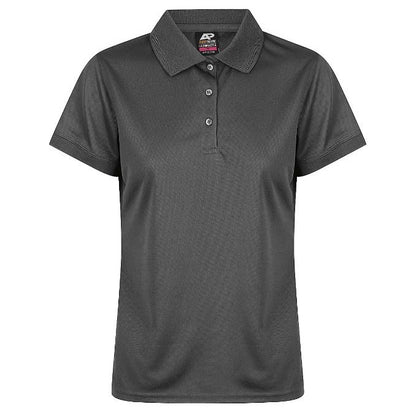 Aussie Pacific N2314 Lachlan Ladies Polo - Colour Slate  - Front view
