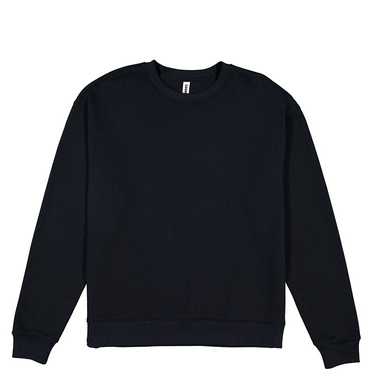 Black sweatshirt on a white background
