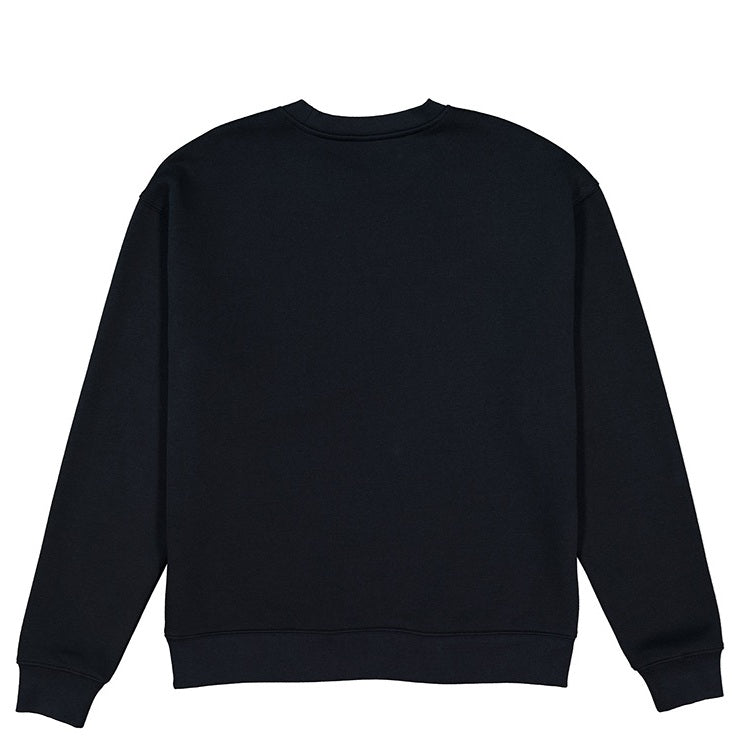 Black sweatshirt on a white background