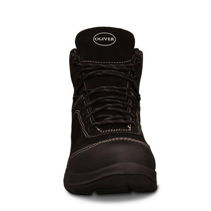 Oliver 34-623 Black Laced Ankle Safety Jogger