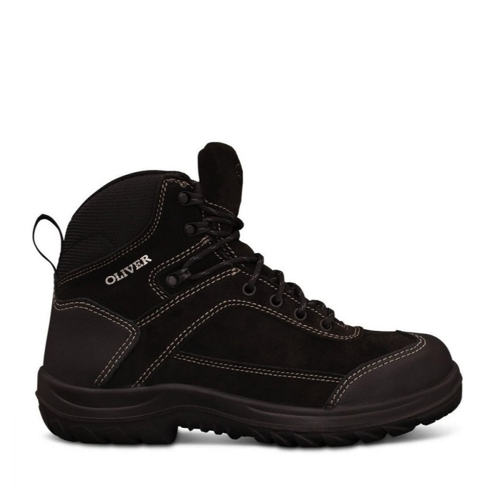 Oliver 34-623 Black Laced Ankle Safety Jogger